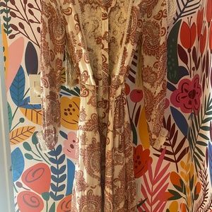 Anthropologie Lace & Paisley dress